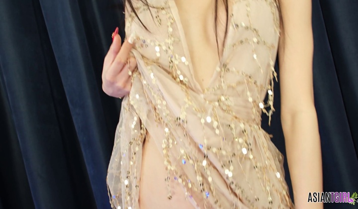 Thai Ladyboy Masturbates Solo