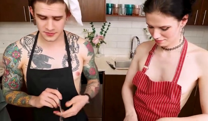 Trans Models in Group Sex Action
