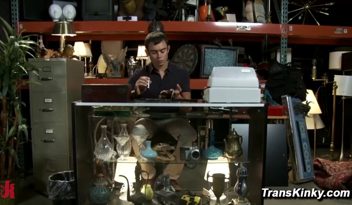 Seductive TS Spy Confronts Thief Over Stolen Heirloom