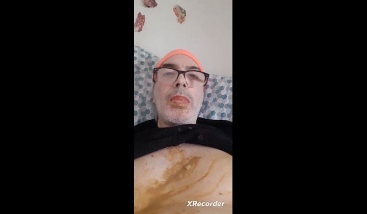 Trans Babe Engages in Scat Play
