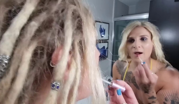Black Trans Sissy Gets Anal Invasion
