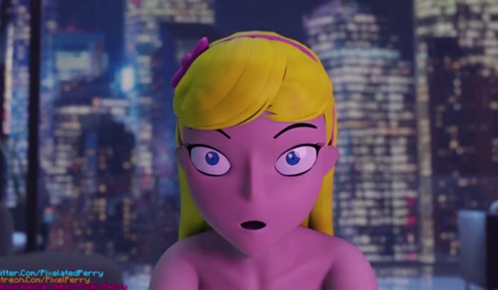Trans Cosplay of Teen Titans' Starfire