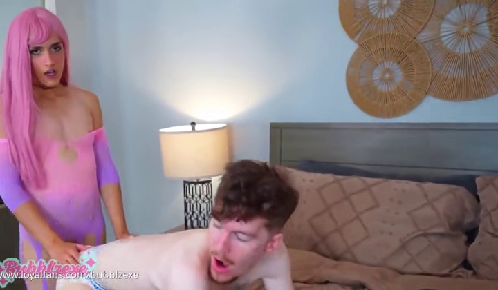 Femboy Teen Takes Big Cock Anal and Blowjob