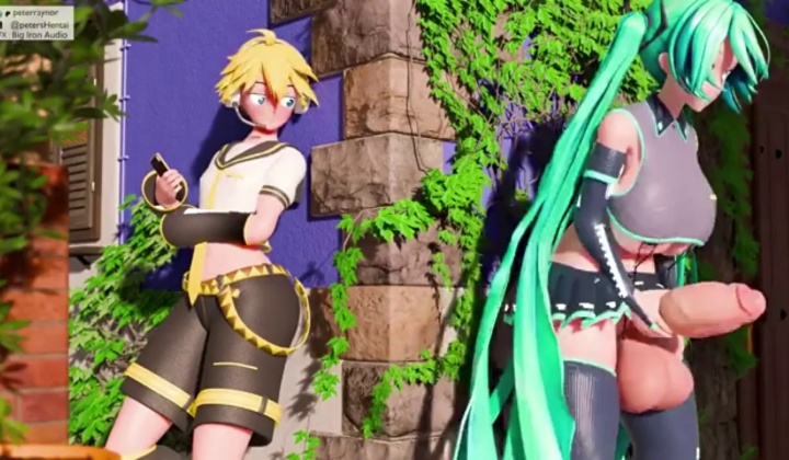 Trans Vocaloid Fans Miku vs Len Fantasize