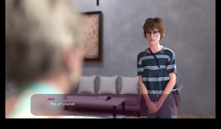 Trans Male Enjoys Coffee Break