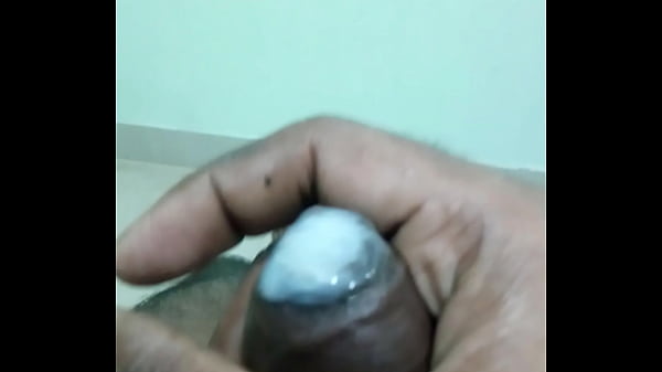 Trans Guy Strokes Long Black Cock Solo