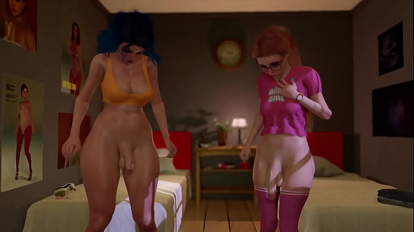 Shemale Futanari 3D Animation Fucking