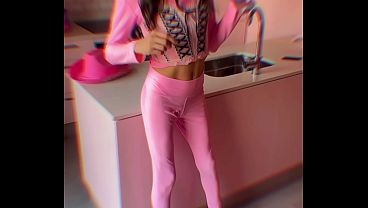 Latin Shemale Tease and Play