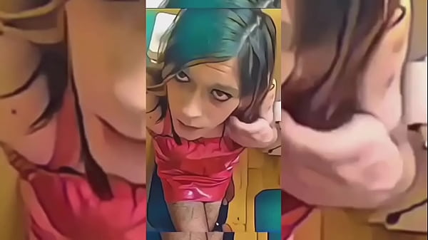 Shemale Teases with Seductive Striptease